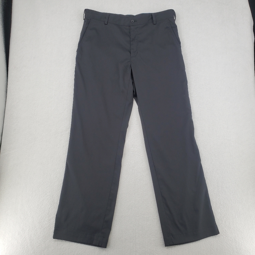 Nike Golf Black Dri Fit 472532 Tech Straight Pants Mens 33x30